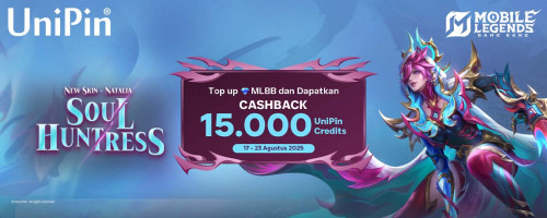 Epic Skin Natalia “Soul Huntress” Sudah Tiba! Top Up Sekarang dapatkan Cashback hingga 15.000!